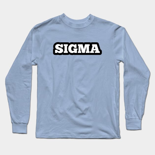 Sigma Long Sleeve T-Shirt by Menu.D